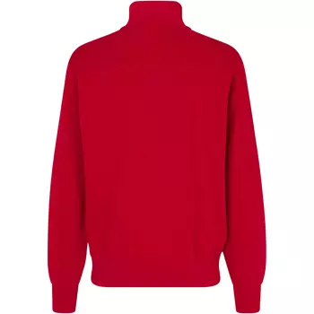 ID Sweatshirt med kort glidelås, Rød
