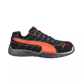 Puma Silverstone Low safety shoes S1P, Black/Red