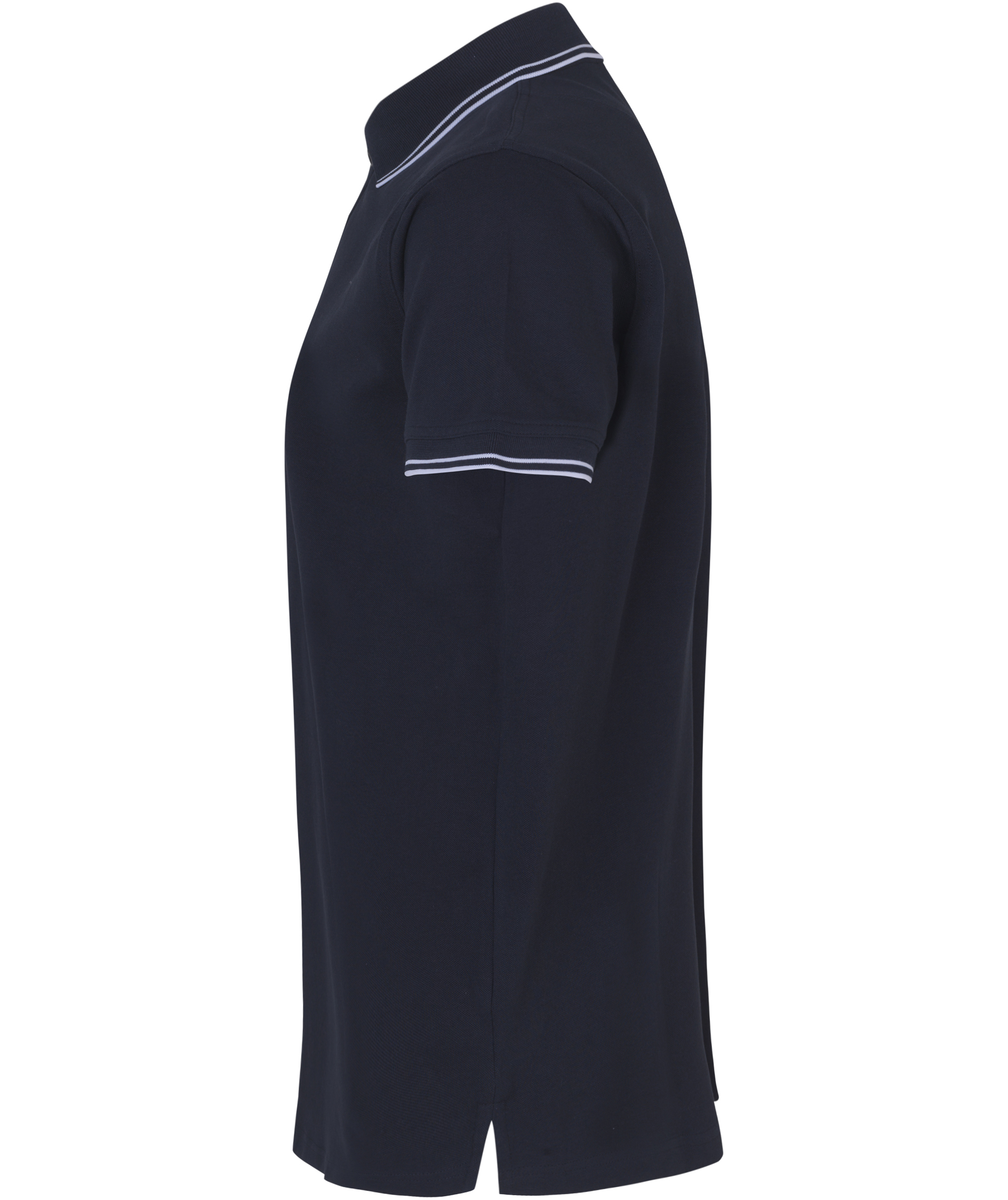 ID Stretch polo T-skjorte med kontrast, Navy, large image number 2