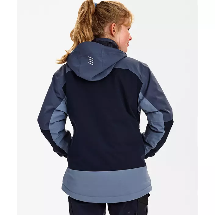 Engel Entire vinterjacka dam, Deep Blue/Dark Sea, large image number 4