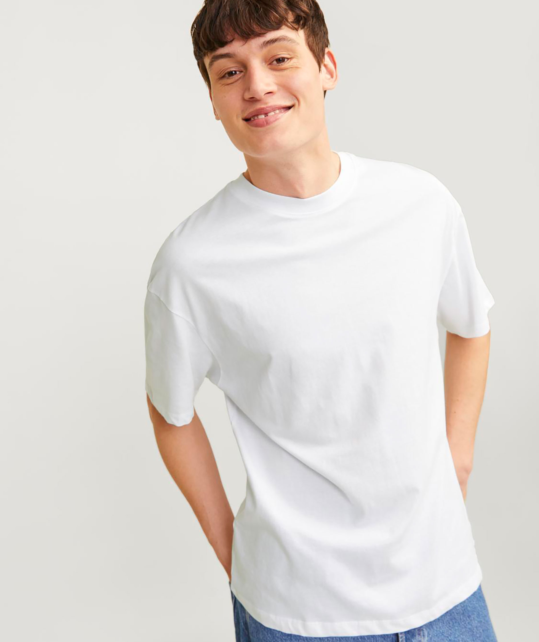 Jack & Jones JJEBRADLEY 2-pack T-shirt, Black/white, large image number 7