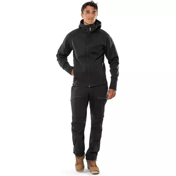 Fristads Cobalt Polartec® hoodie with zipper, Black