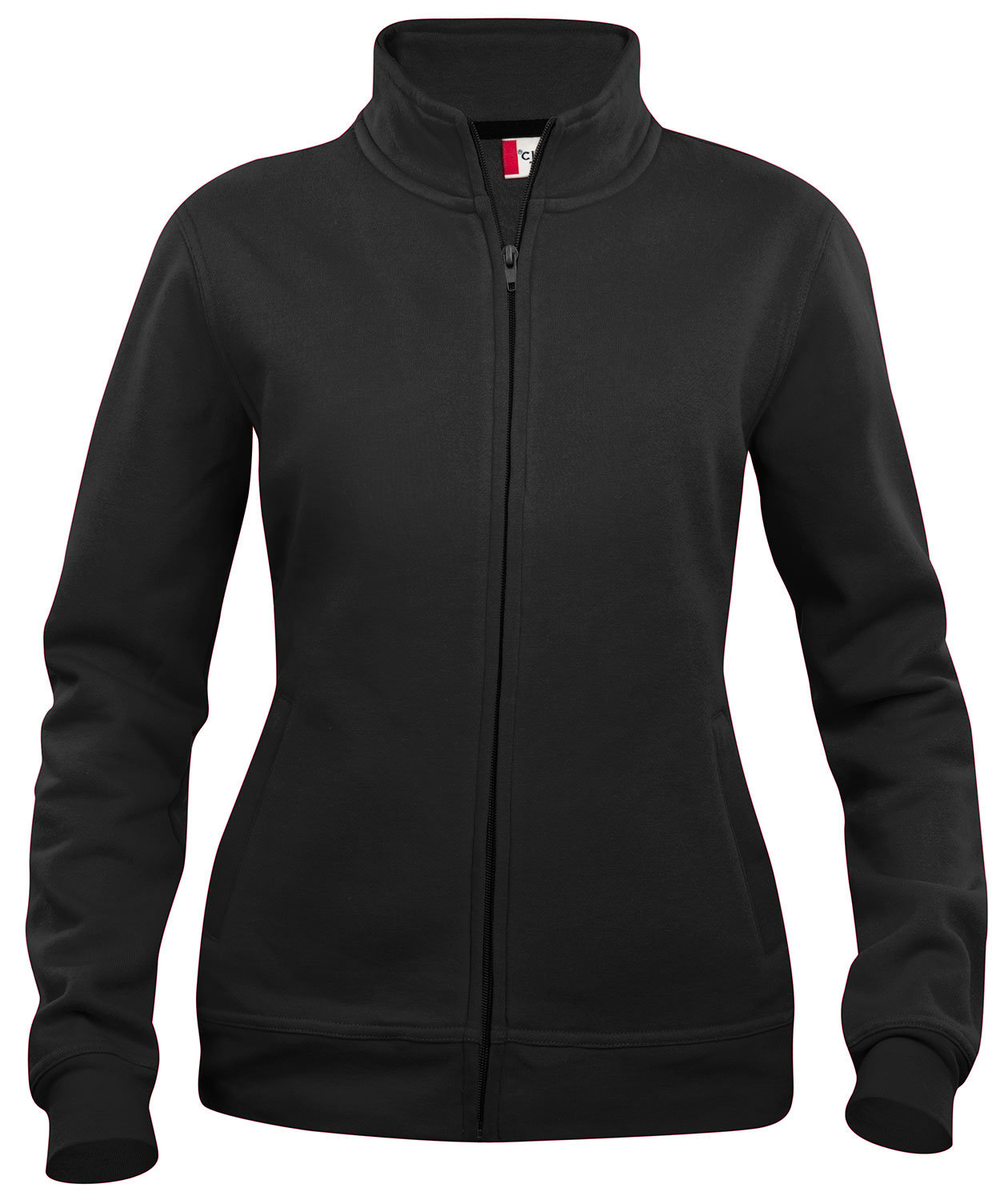 Clique Basic Cardigan women's sweatshirt, Black, Black, swatch