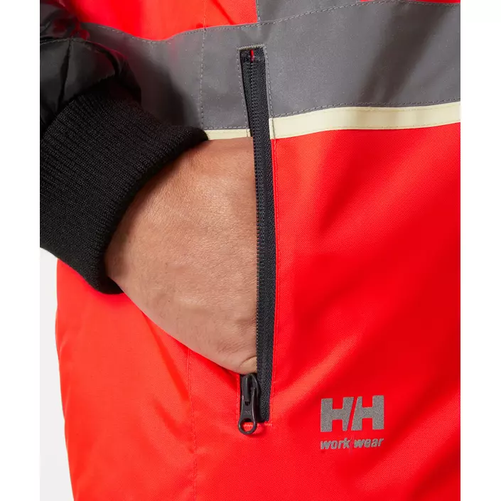 Helly Hansen UC-ME insulator jacket, Hi-Vis Red/Ebony, large image number 5