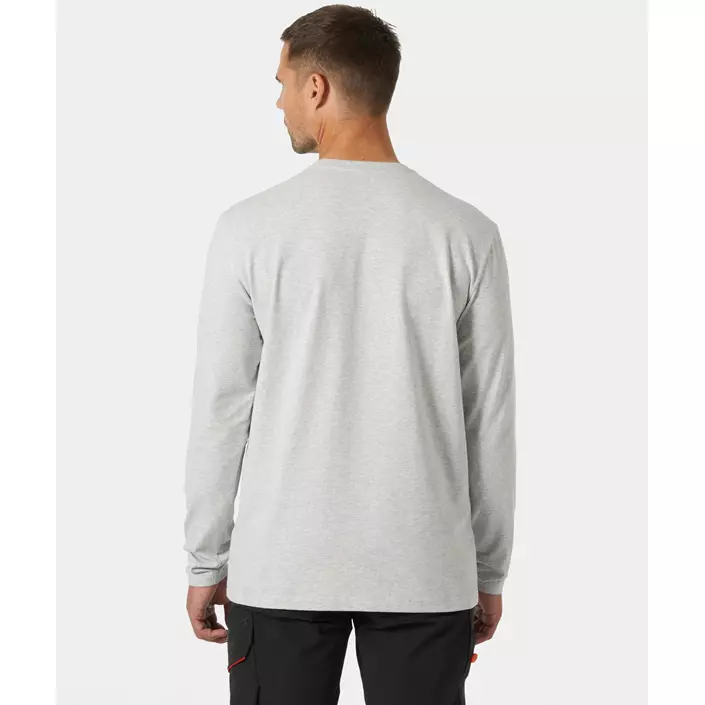 Helly Hansen Kensington långärmad T-shirt, Grey melange, large image number 3