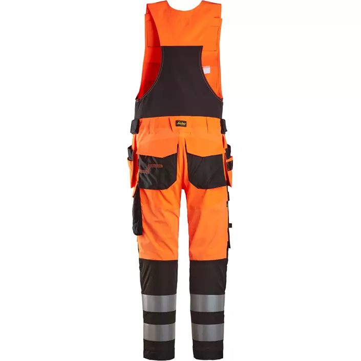Snickers håndværker helbukser 6013, Hi-Vis Orange/Sort, large image number 1