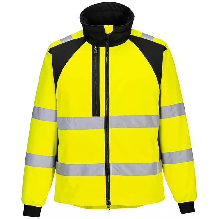 Portwest WX2 Eco softshell jacket, Hi-vis Yellow/Black, large image number 0
