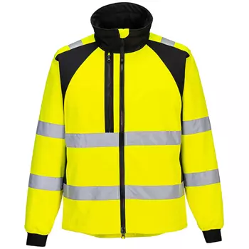 Portwest WX2 Eco softshell jacket, Hi-vis Yellow/Black