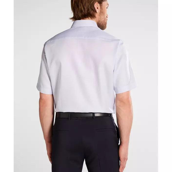 Eterna Comfort fit kortärmad skjorta Struktur, Ljus Blå, large image number 2