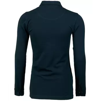 Nimbus Carlington long-sleeved women's polo shirt, Navy