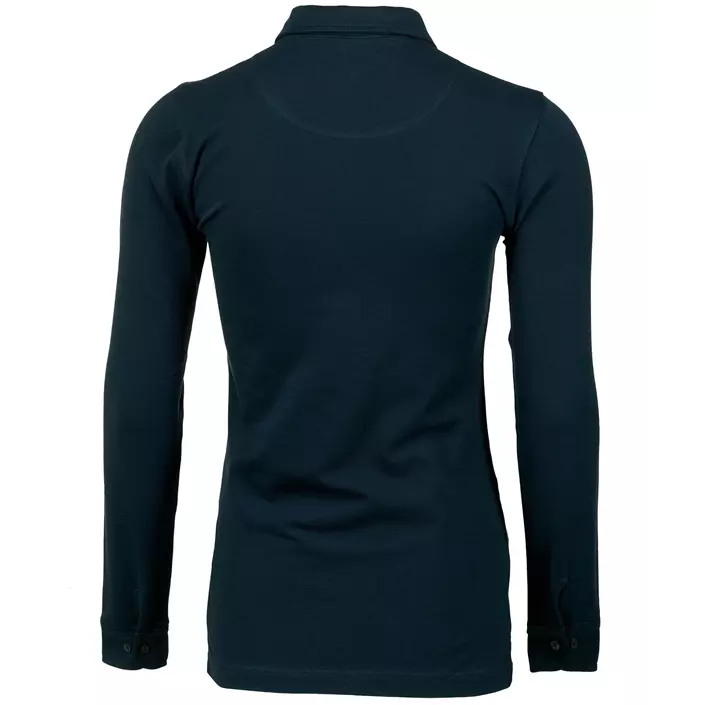 Nimbus Carlington long-sleeved women's polo shirt, Navy, large image number 1
