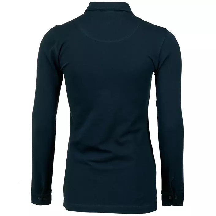 Nimbus Carlington long-sleeved women's polo shirt, Navy, large image number 1