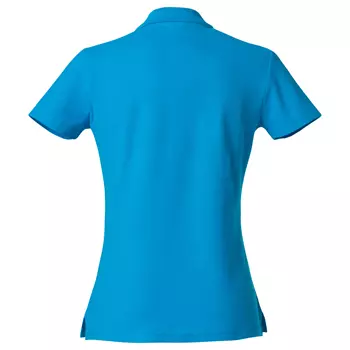 Clique Basic Damen Poloshirt, Türkis