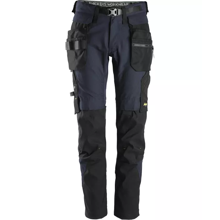 Snickers FlexiWork craftsman trousers 6972, Navy/black, large image number 0