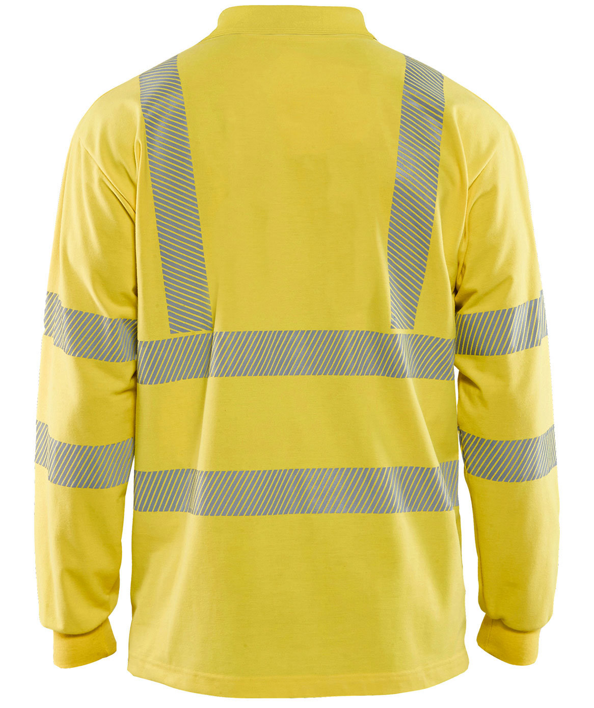Bl&aring;kl&auml;der Multinorm long-sleeved polo shirt, Hi-Vis Yellow