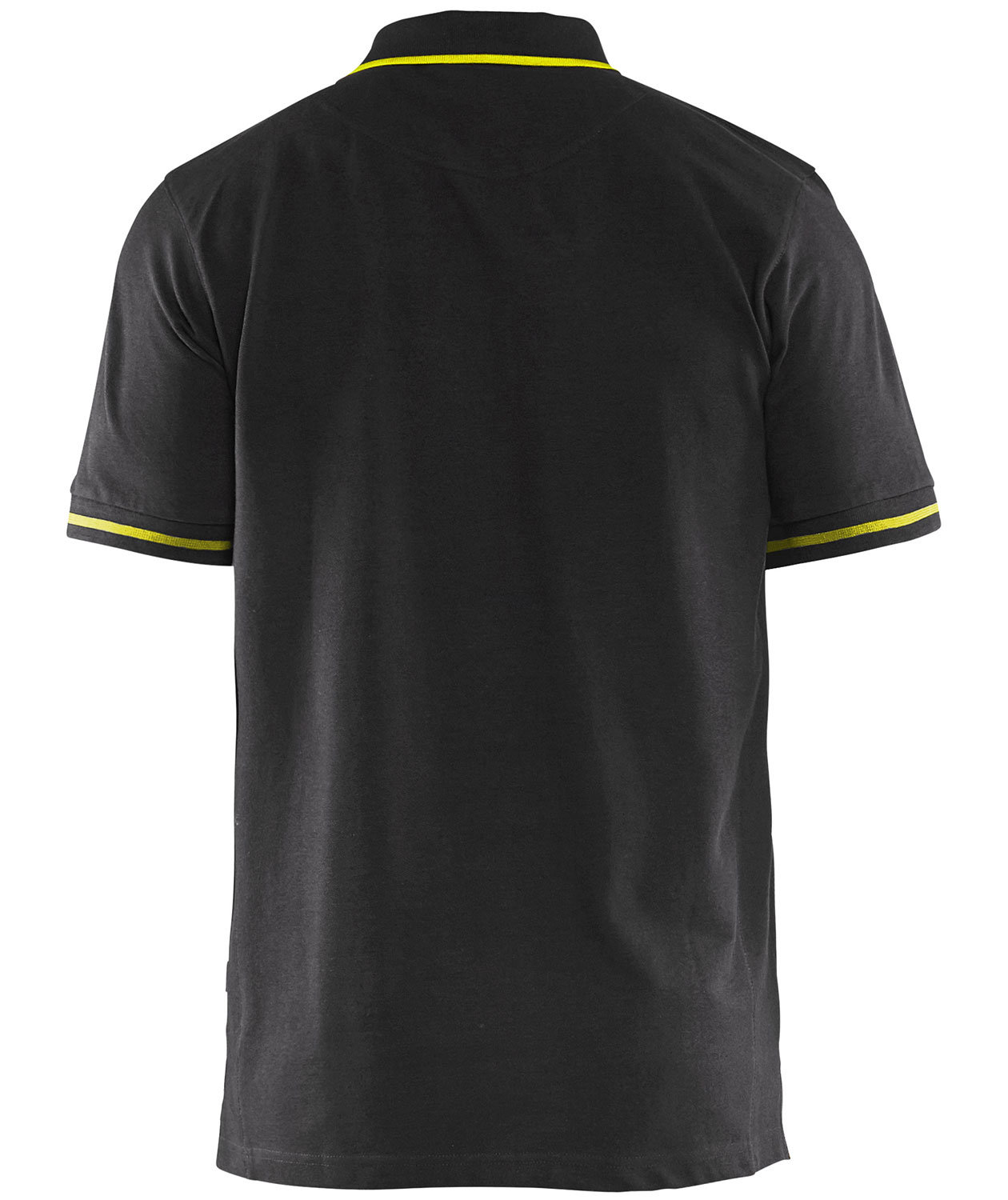 Bl&aring;kl&auml;der Unite polo T-shirt, Sort/Gul, large image number 2