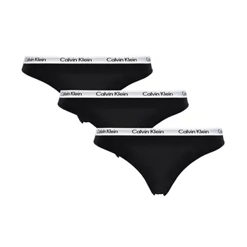Calvin Klein 3-pack Bikini Brief panties, Black/White