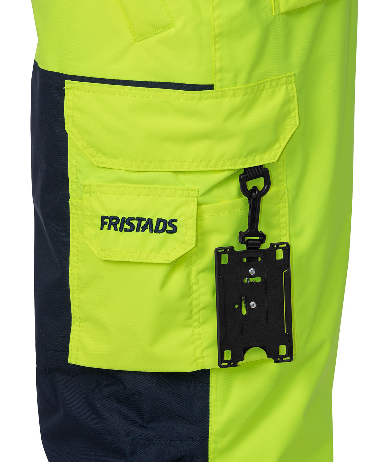 Fristads Airtech&reg; winter trousers 2035, Hi-vis Yellow/Marine, large image number 4