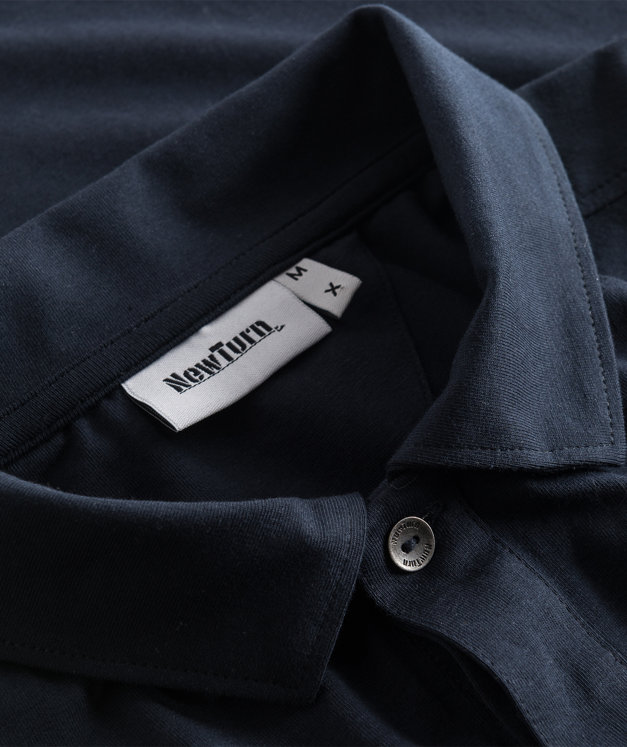 NewTurn Luxury Stretch polo shirt, Navy, large image number 3