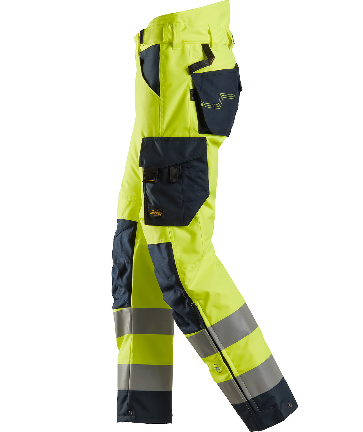 Snickers AllroundWork 37.5&reg; vinterbukse+ 6639, Hi-vis gul/marinebl&aring;, large image number 2