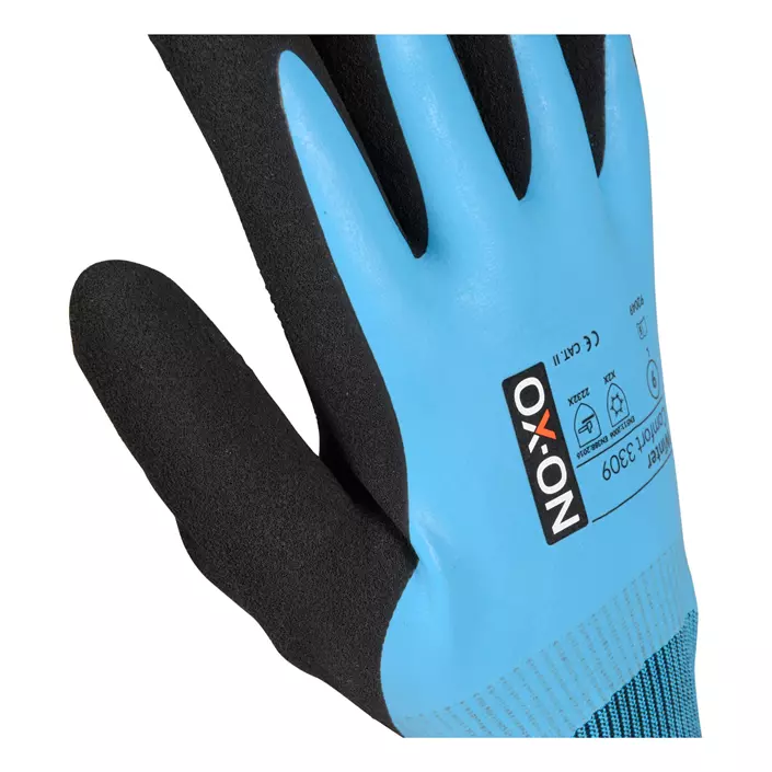OX-ON winter comfort 3309 gloves, Black/Blue, large image number 1
