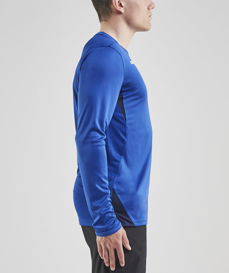 Craft Pro Control Impact l&aring;ng&auml;rmad T-shirt, Navy/Club cobolt, large image number 4