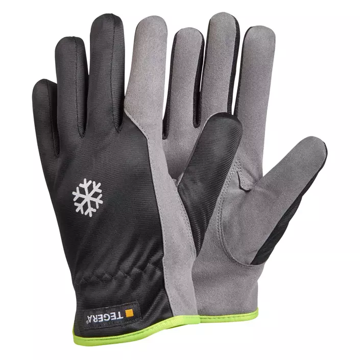 Tegera 322 winter work gloves, Black/Grey, large image number 0