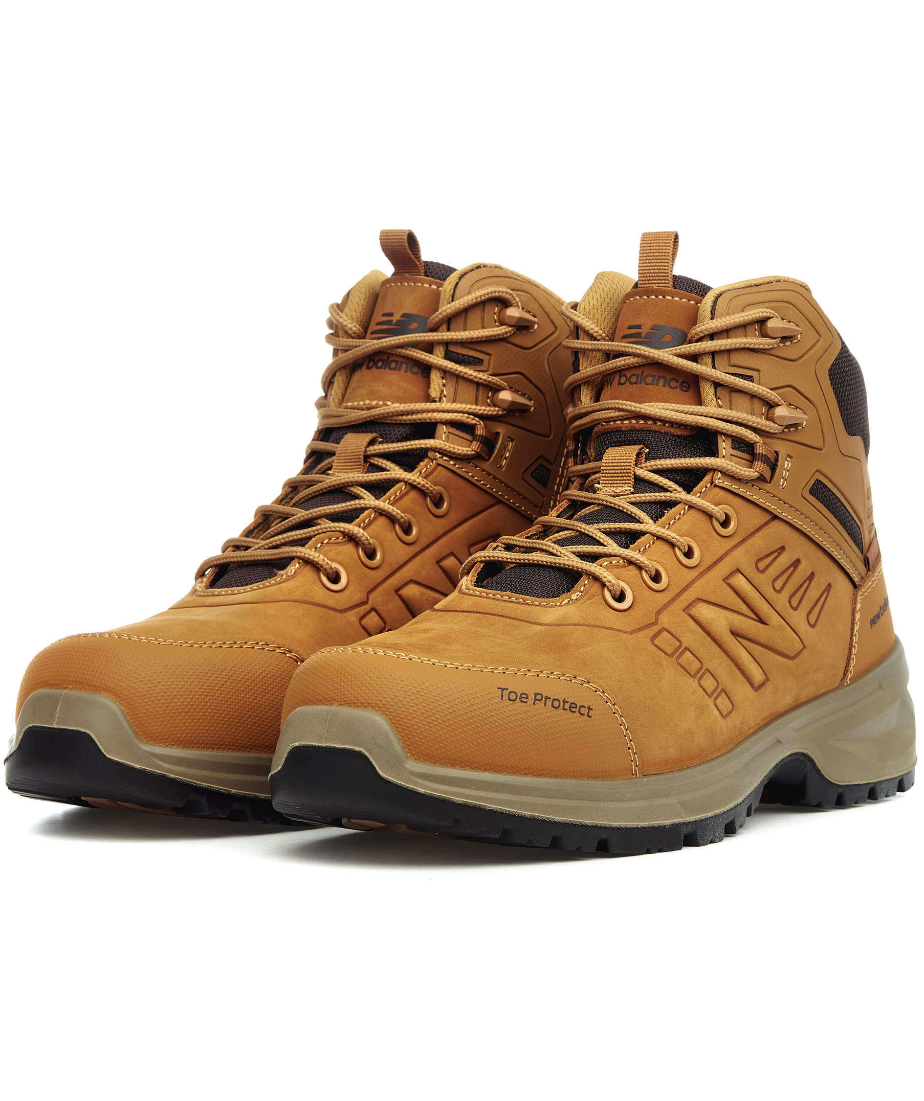 New Balance Calibre Wheat safety boots S3, Brown, large image number 3