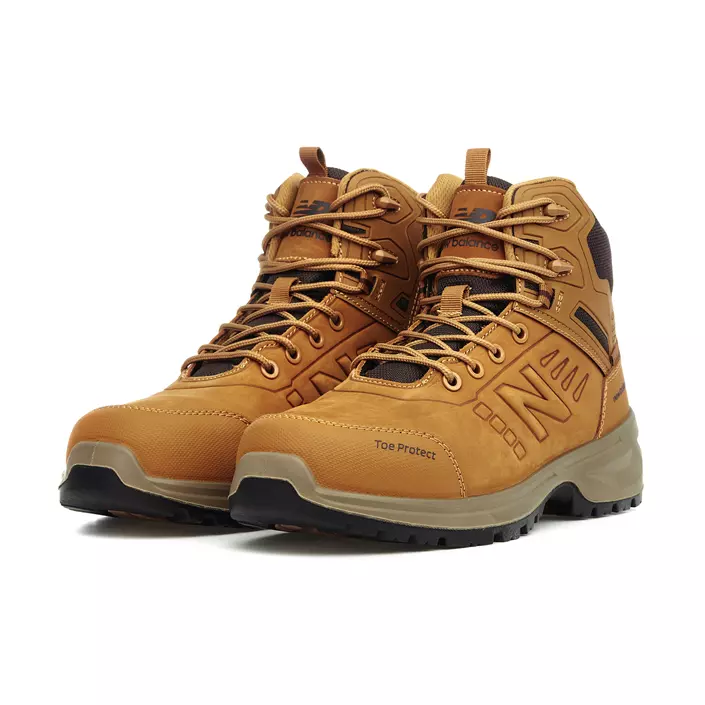 New Balance Calibre Wheat skyddsstövlar S3, Brun, large image number 3