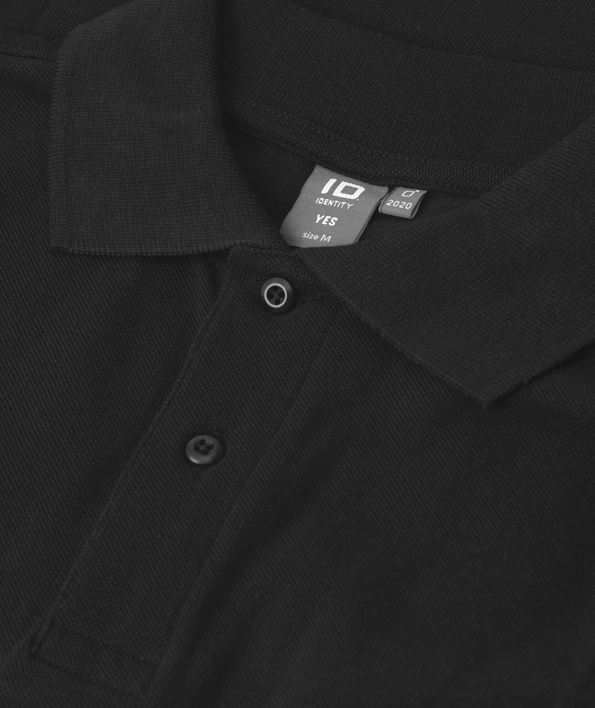 ID Yes Poloshirt, Schwarz, large image number 3