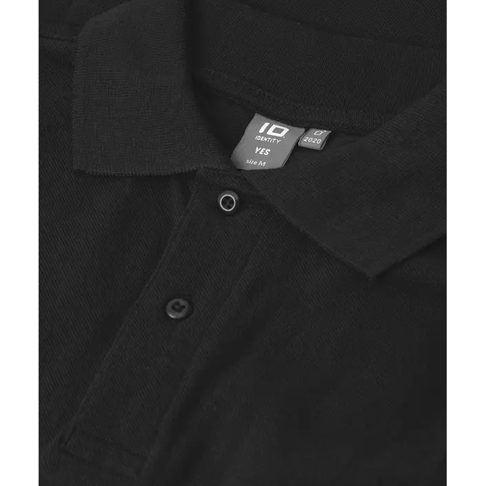 ID Yes Polo shirt, Black, large image number 3