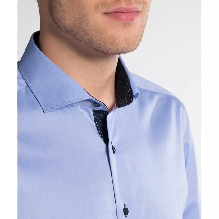 Eterna Fein Oxford Slim fit skjorta, Blå, large image number 4