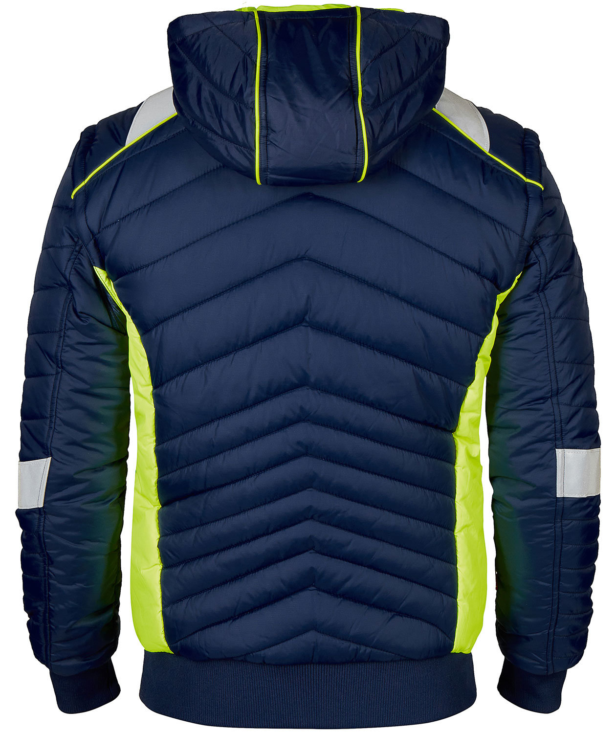 Engel 2-i-1 Cargo jacka, Blue Ink/Gul, large image number 2