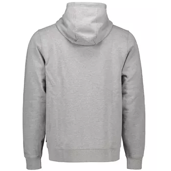 Westborn hoodie with zipper, Light Grey Melange