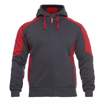 Engel Galaxy hoodie, Antracit Grey/Tomato Red