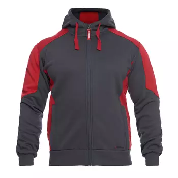 Engel Galaxy hoodie, Antracit Grey/Tomato Red