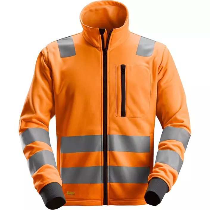Snickers AllroundWork fleece jacket 8036, Hi-vis Orange, large image number 0