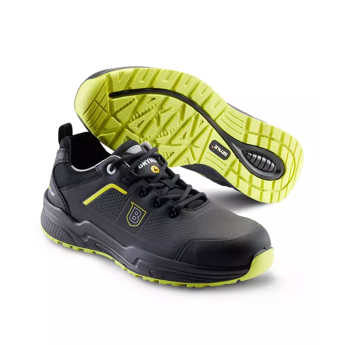 Brynje Active safety shoes S3, Black, large image number 0