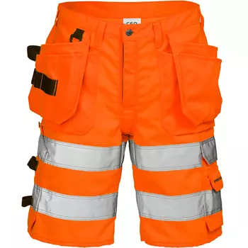 Fristads craftsman shorts 2028, Hi-vis Orange