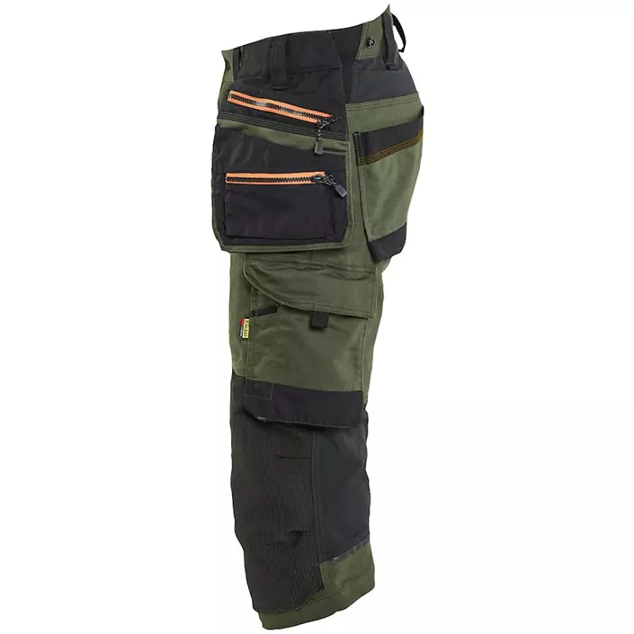 Blåkläder Striker 3/4-Handwerkerhose, Waldgrün/Rost, large image number 3