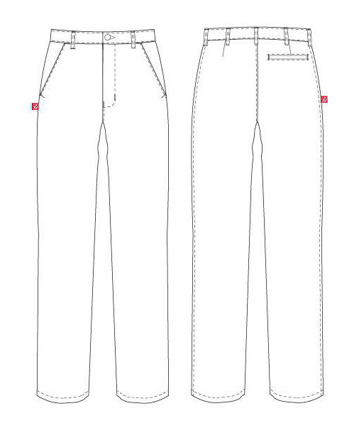 Segers Damenhose mit stretch, Midnight Blue, large image number 2