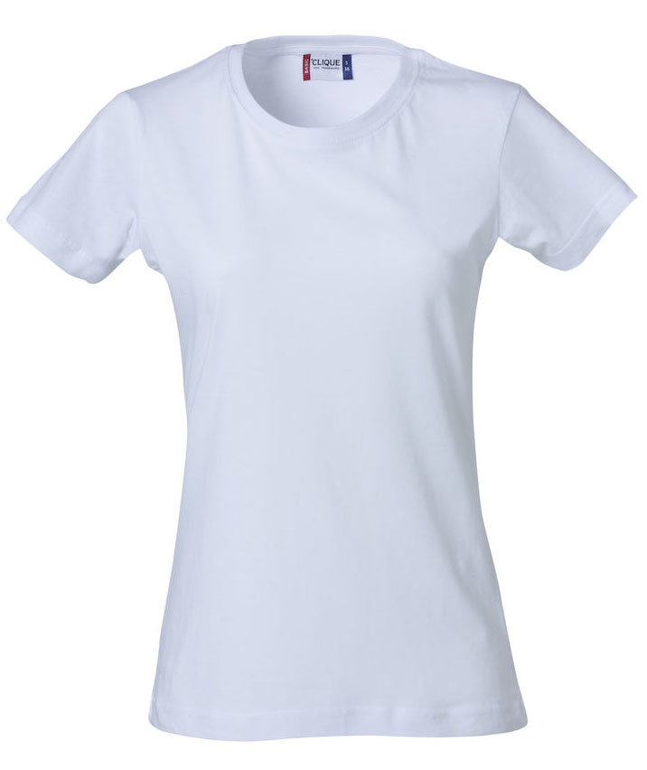 Clique Basic T-shirt dam, Vit