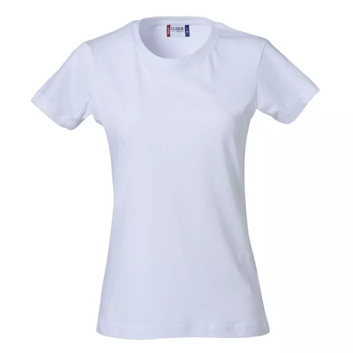 Clique Basic dame T-shirt, Hvid, large image number 0