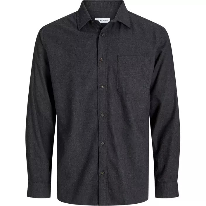 Jack & Jones Plus JJECLASSIC skjorte, Dark Grey Melange, large image number 0
