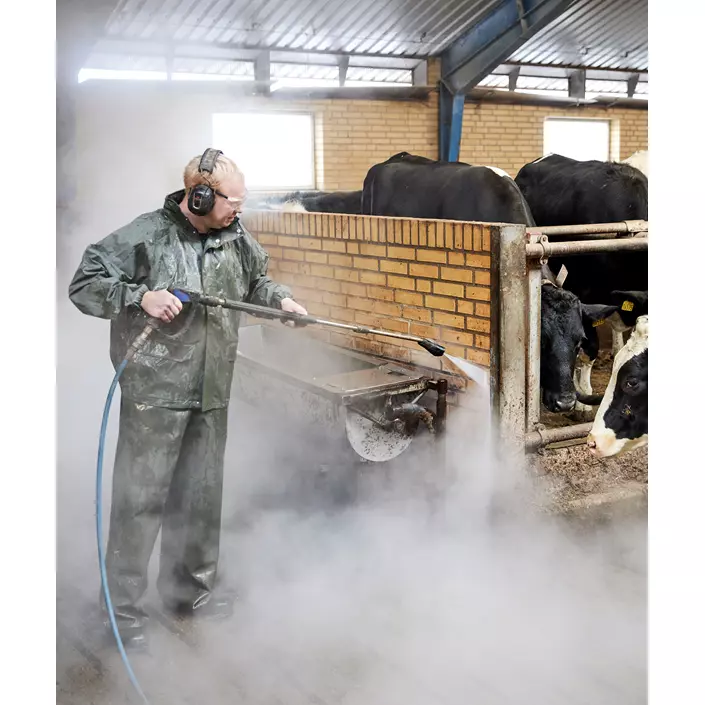 ELKA PVC Heavy regnoveralls, Olivengrøn, large image number 2