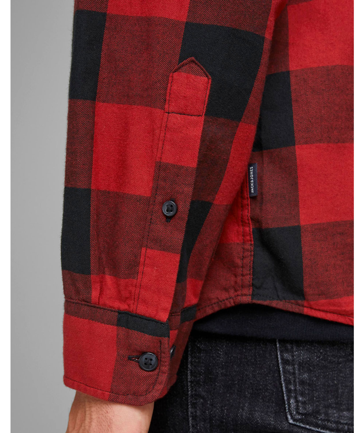 Jack & Jones JJEGINGHAM Slim fit lumberjack shirt, Brick Red, large image number 3