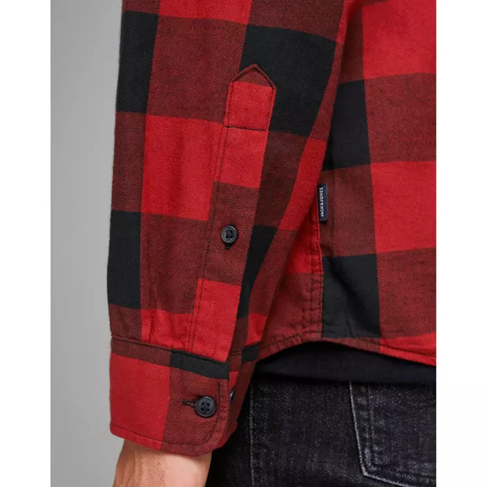 Jack & Jones JJEGINGHAM Slim fit lumberjack shirt, Brick Red, large image number 3