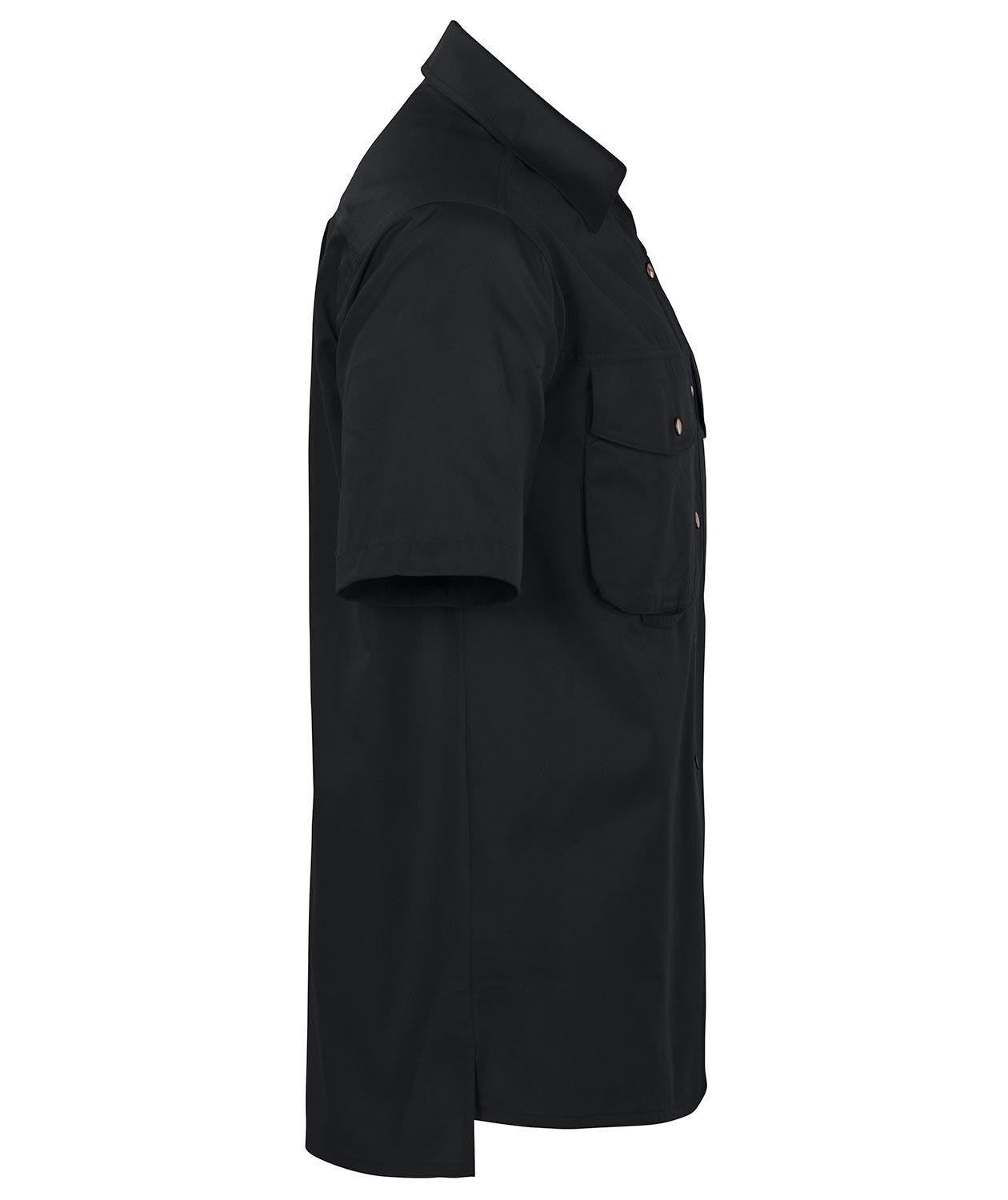 ProJob kort&auml;rmad serviceskjorta 4201, Svart, large image number 3