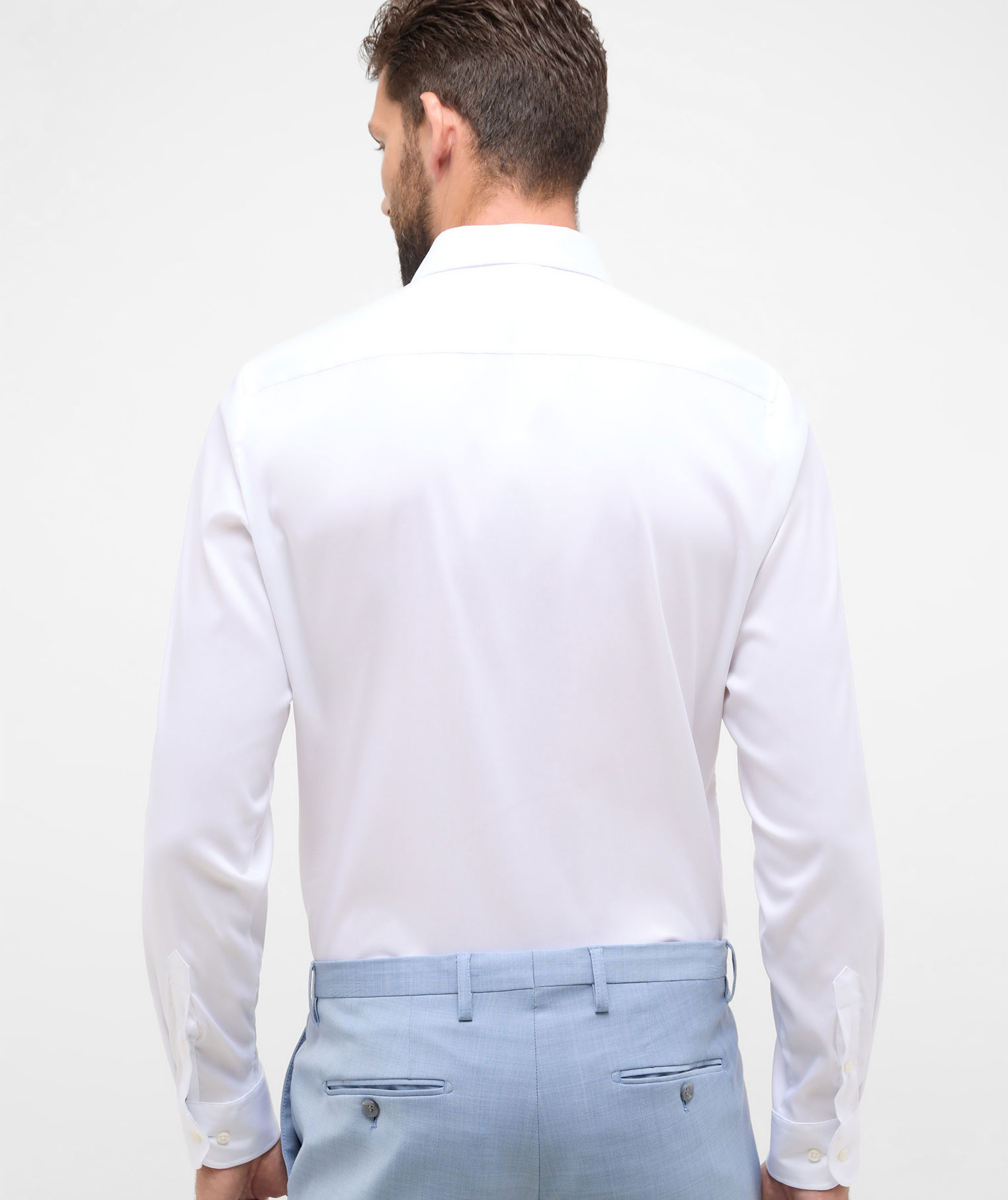 Eterna Performance Slim Fit shirt, White, large image number 2