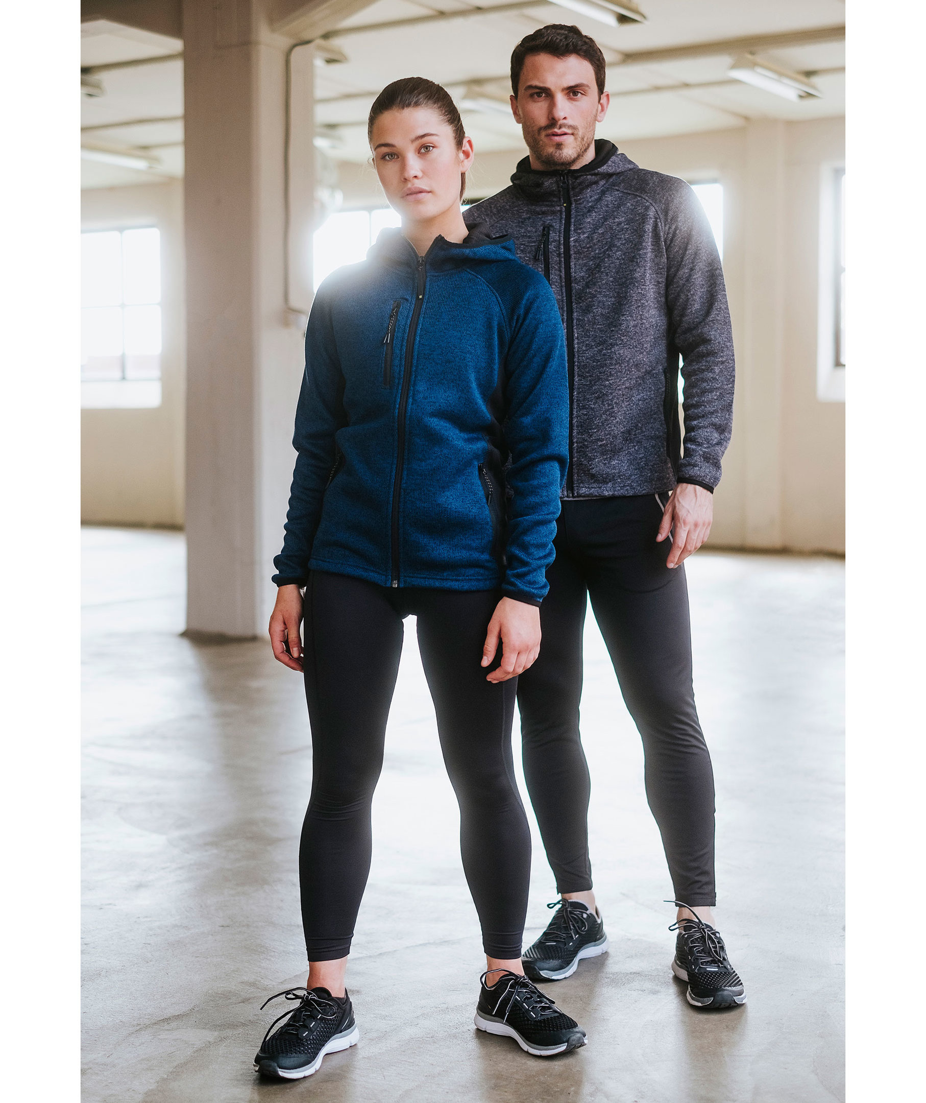 NYXX Essential fleece cardigan, Marine Melange, large image number 3